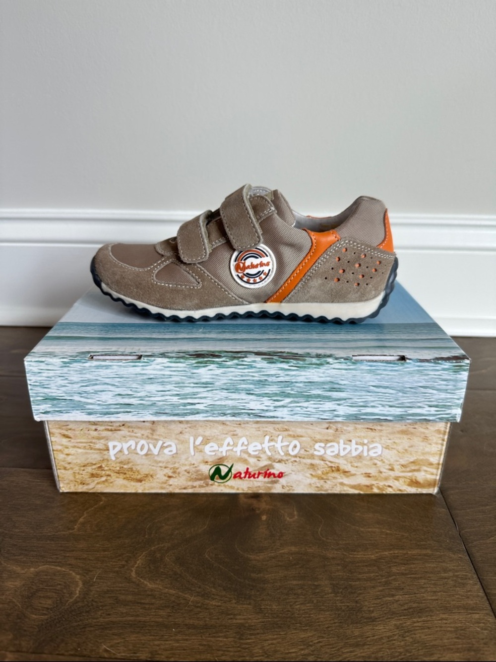 NEW Naturino Velcro Shoes, Size 31 (13 US).